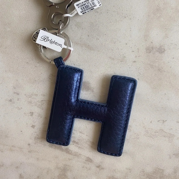 Brighton Accessories - Brighton Monogram Blue "H" Bag Key Fob